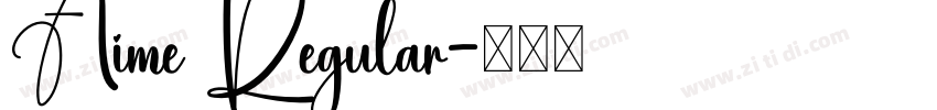 Aime Regular字体转换